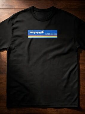 Campagnolo Champion Colors Cycling T-Shirt Black Women Men Unisex T-shirt